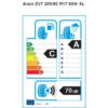 Avon ZV7 205 50 R17 93W XL Reifenlabel