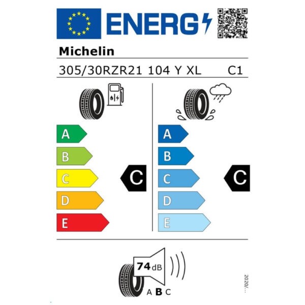 Michelin Pilot Sport Cup 2 Connect 305 30 ZR21 104Y XL CUP2 CN Reifenlabel
