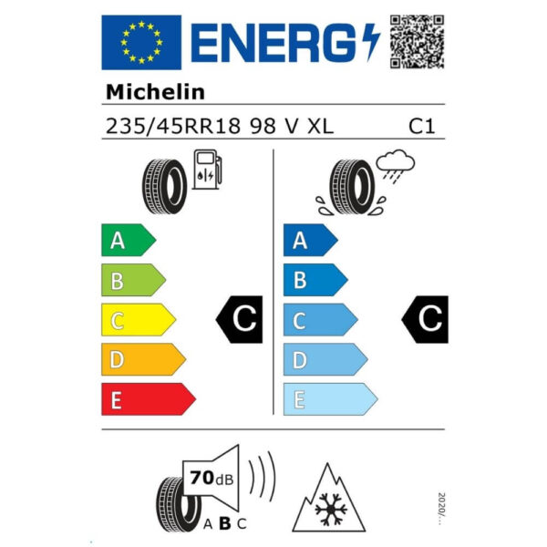 Michelin Pilot Alpin 5 235 45 R18 98V XL MO1 Reifenlabel
