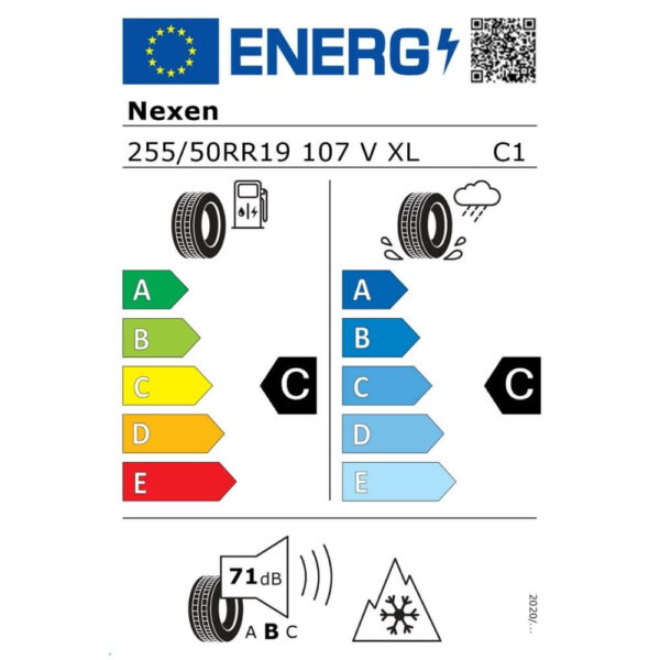 Nexen WinGuard Sport 2 255 50 R19 107V Reifenlabel