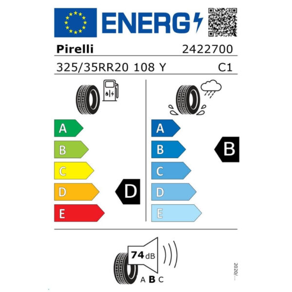 Pirelli P Zero 325 35 R20 108Y () Reifenlabel