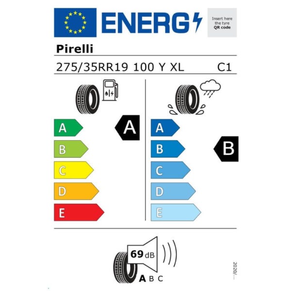 Pirelli P Zero PZ4 275 35 R19 100Y XL (MO) Reifenlabel