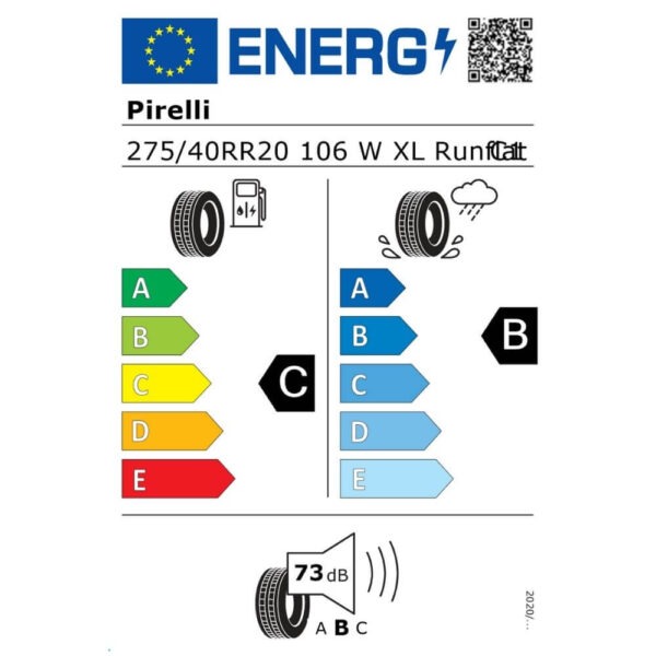 Pirelli P Zero PZ4 275 40 R20 106W XL r-f () Reifenlabel