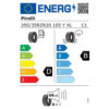 Pirelli P Zero PZ4 295 35 ZR20 105Y XL (F01) Reifenlabel
