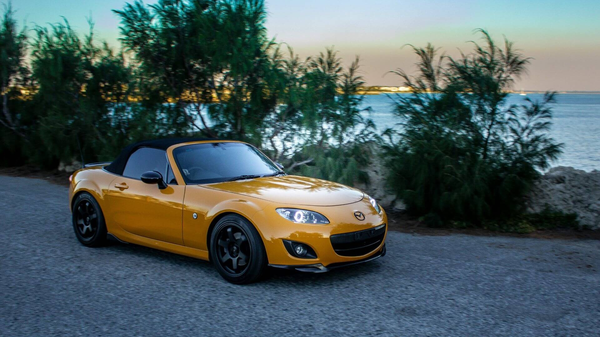 Mazda MX 5 Roadster Gelb Mazda MX-5 Roadster Gelb
