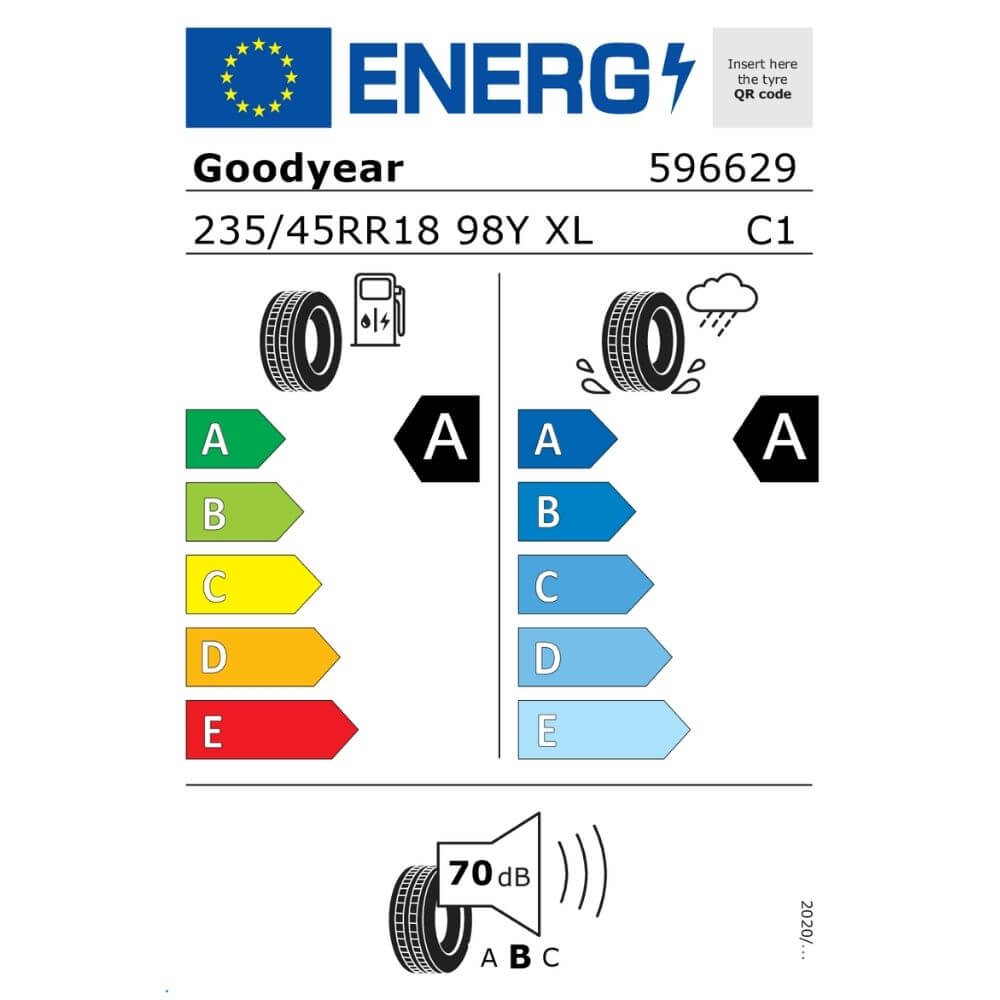 Goodyear Eagle F1 Asymmetric 6 235 45R18 98Y R0 XL AU Reifenlabel Goodyear Eagle F1 Asymmetric 6 235 45R18 98Y R0 XL AU Reifenlabel