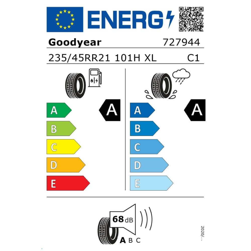 Goodyear Eagle F1 Asymmetric 6 235 45R21 101H MO XL S Reifenlabel Goodyear Eagle F1 Asymmetric 6 235 45R21 101H MO XL S Reifenlabel