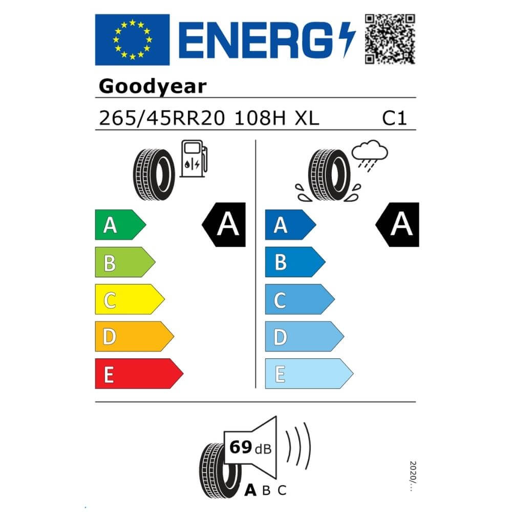Goodyear Eagle F1 Asymmetric 6 265 45R20 108H MO XL Reifenlabel Goodyear Eagle F1 Asymmetric 6 265 45R20 108H MO XL Reifenlabel